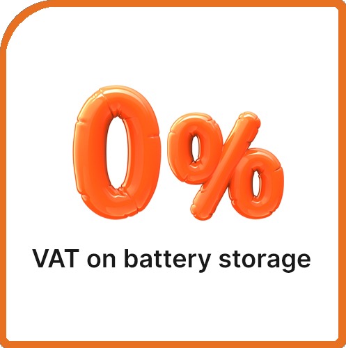 zero vat on battery storage