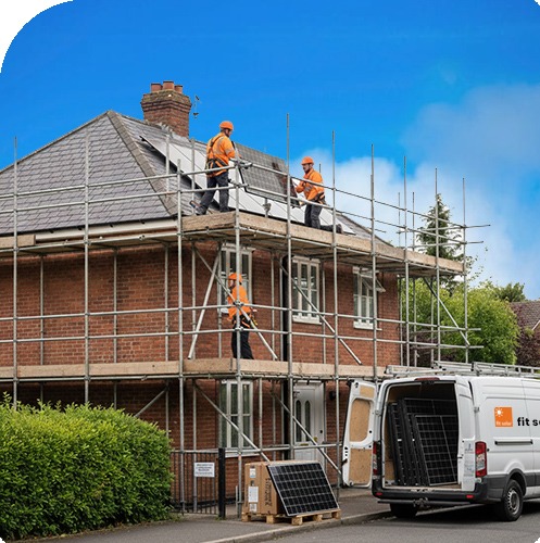 How Long Does Solar Installation Take? Our 4-Stage Process Explained Quick Summary: The Solar Installation Timeline If you’re looking for the short version, here is what to expect when Fit Solar handles your installation: • Preparation: Scaffolding is usually erected 1–2 days before the main work begins. • Installation Time: The physical install of panels, inverter, and battery typically takes 1–3 days. • Power Interruption: Your electricity will only be off for a few hours during the final connection. • Commissioning: We test and set up your monitoring app so you can see your savings in real-time. • Certification: You will receive your MCS certificate and DNO notification shortly after completion—essential for earning money back from the grid. At Fit Solar, we believe moving to a lower-cost world should be simple. We don't do jargon, and we definitely don't do "hidden surprises." To help you prepare, here is our transparent, step-by-step roadmap of what happens from the moment you say "go" to the moment you start saving. Stage 1 | Preparation & Scaffolding: Getting Ready for Installation Once your order is confirmed, our team will get to work behind the scenes, ordering your chosen solar panels, inverter, battery (if applicable), and all necessary mounting equipment and cabling. What to expect: • Scaffolding Installation: This is often the first visible sign of activity. For safety and compliance with UK regulations, scaffolding will be erected around your property to provide safe access to your roof. This usually happens a few days before the main installation date. Our team will aim to be as non-intrusive as possible. • Approximate Time: Scaffolding erection typically takes half a day to a full day, depending on the size and complexity of your roof. • Disruption: Minimal disruption to your daily routine, mainly noise from the scaffolding poles. Access to certain areas around your property might be temporarily restricted. Stage 2 | Installation Day: Mounting Solar Panels & Electrical Wiring This is where your solar system really starts to take shape! Our certified installers will arrive to begin the physical installation of your panels and the associated electrical components. What to expect: • Roof Mounting System: Our team will first install the mounting system onto your roof. This involves attaching rails to your roof rafters, where the solar panels will sit. This is done carefully to ensure your roof's integrity is maintained. • Solar Panel Installation: The solar panels will then be lifted onto the roof and securely fixed to the mounting rails. They are connected in series or parallel, depending on your system design, and cabling is run discreetly down into your property. • Inverter Installation: The inverter is the brain of your solar system, converting DC electricity from your panels into AC electricity for your home. This is typically located in a garage, utility room, or sometimes an external wall, in a cool, dry, and easily accessible spot. • Battery Storage (if applicable): If you've opted for battery storage, this will also be installed, usually alongside your inverter or in a similar location. Batteries are robust but require careful handling and secure mounting. • Wiring and Connections: Our electricians will meticulously wire the system, connecting the panels to the inverter, the inverter to your battery (if applicable), and the inverter to your consumer unit (fuse box). This ensures the solar-generated electricity can power your home and feed into the grid. All wiring will be tidily run and concealed where possible. • Approximate Time: This stage can take 1-3 days, depending on the size and complexity of your system, and whether battery storage is included. • Disruption: There will be a period when your electricity will need to be turned off for safety while the system is connected to your consumer unit. This is usually for a few hours. There will also be some noise from drilling and general activity. Our team will keep you informed throughout. Stage 3 | Commissioning & Testing: Switching Your Solar System On Once everything is physically installed and wired, the rigorous testing phase begins. What to expect: • System Testing: Our engineers will perform comprehensive testing to ensure that every component of your solar PV system is functioning correctly and safely. This includes checking voltage, current, insulation resistance, and verifying all connections. • Commissioning: The system will be switched on and configured. We'll ensure your inverter is communicating correctly, and if you have a battery, that it's charging and discharging as expected. We'll also help you connect to any monitoring apps so you can track your energy generation and usage. • Handover & Demonstration: This is a key part of the process. Our installer will walk you through your new system, explaining how it works, how to read your inverter display (if applicable), and how to use any associated apps. We'll show you how to safely shut down the system in an emergency (though this is rarely needed). You'll have the opportunity to ask any questions you have. • Approximate Time: Testing, commissioning, and handover typically take half a day to a full day. • Disruption: Minimal. Your electricity might be temporarily interrupted during testing. Stage 4 | Paperwork & MCS Certification: Finalising Your Solar Journey Once your system is fully operational and you're happy with the demonstration, there are a few final steps to complete. What to expect: • Certification and Documentation: You'll receive all the necessary certifications, including your MCS (Microgeneration Certification Scheme) certificate, electrical installation certificates, warranty documents for your panels, inverter, and battery, and a user manual. These documents are crucial for validating your installation and for any future government schemes or export tariffs. • Grid Connection Notification: Your installer will notify your Distribution Network Operator (DNO) that your solar system has been connected to the national grid. This is a mandatory step in the UK. • Scaffolding Removal: Once all work is complete, and usually within a few days of the main installation, the scaffolding company will return to dismantle and remove the scaffolding. Life After Installation: Monitoring Your Savings with Fit Care Our relationship doesn't end there. With our Fit Care support, we're here for the long haul. Whether it's an annual health check or 24/7 electrical assistance, we've got your back. Ready to start saving? If you haven't made the leap yet, explore our installation costs here or give our friendly Stroud-based team a call on 01453 705915. The future is here. Join in.